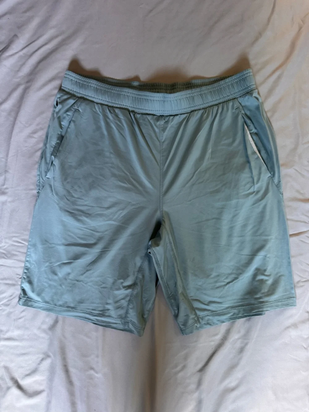 all in motion Men's Light Aqua Athletic Shorts